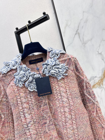 Floral Wool Cardigan