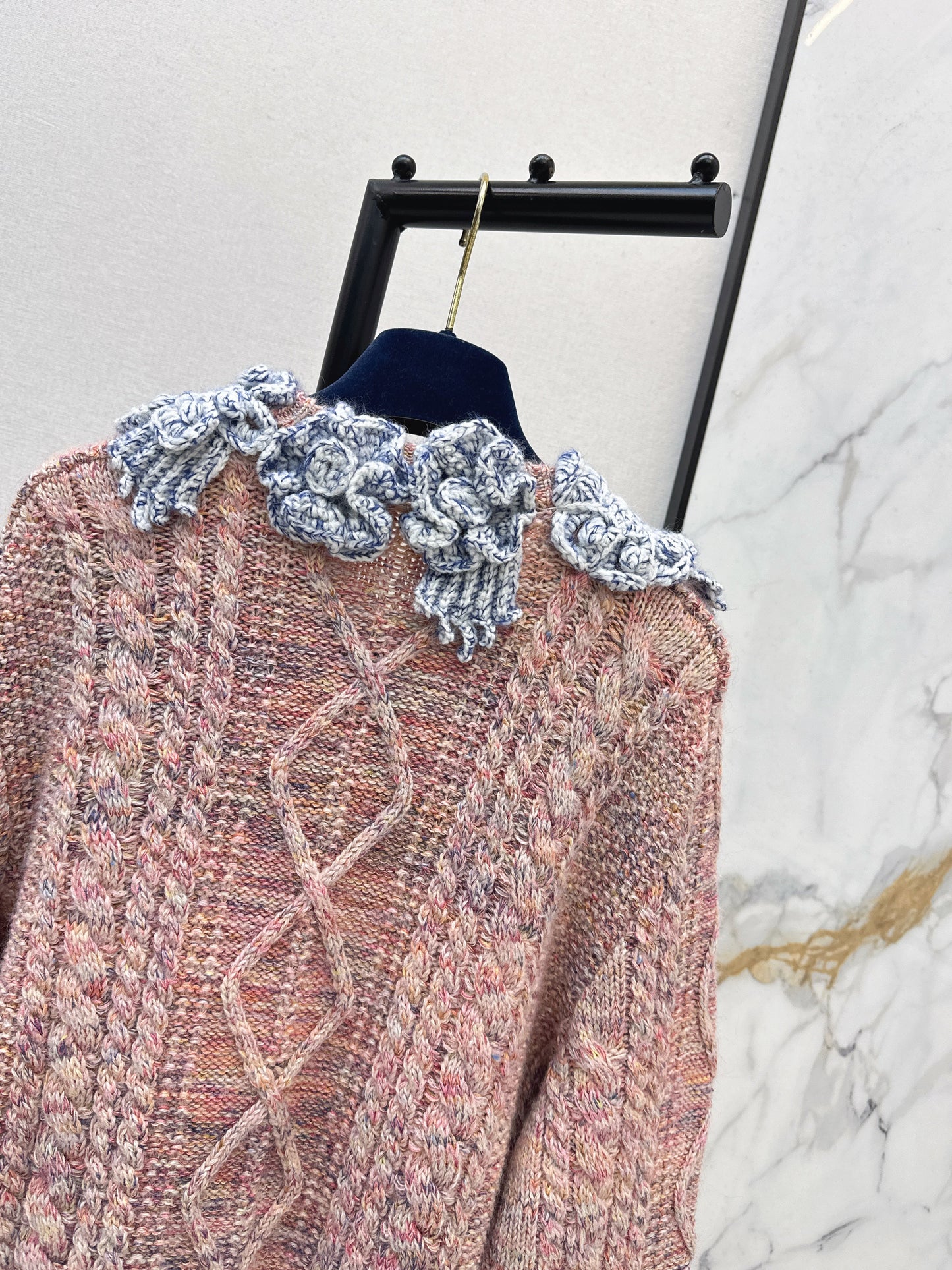 Floral Wool Cardigan