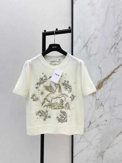 Embroidered Short-Sleeve T-Shirt