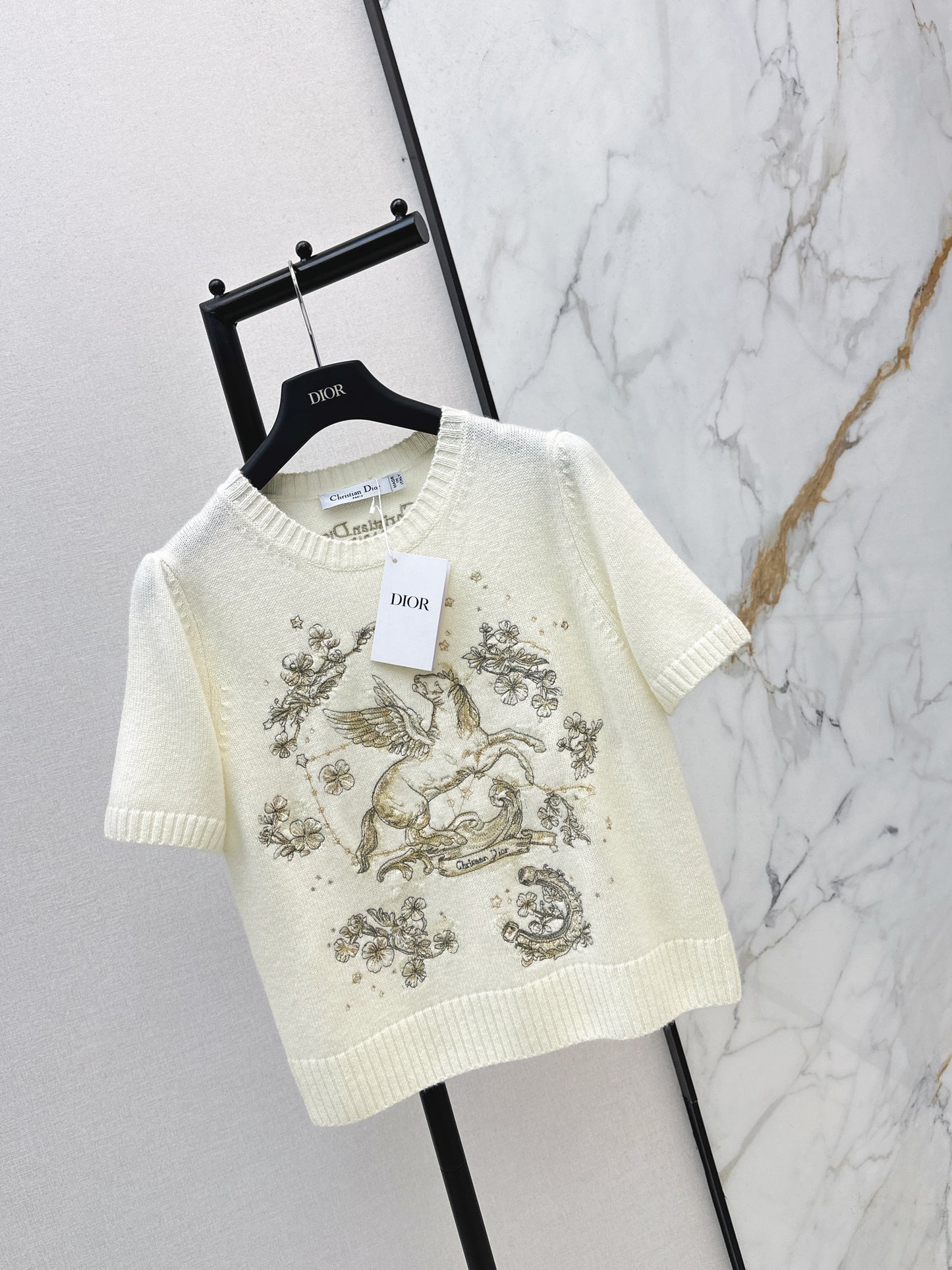 Embroidered Short-Sleeve T-Shirt