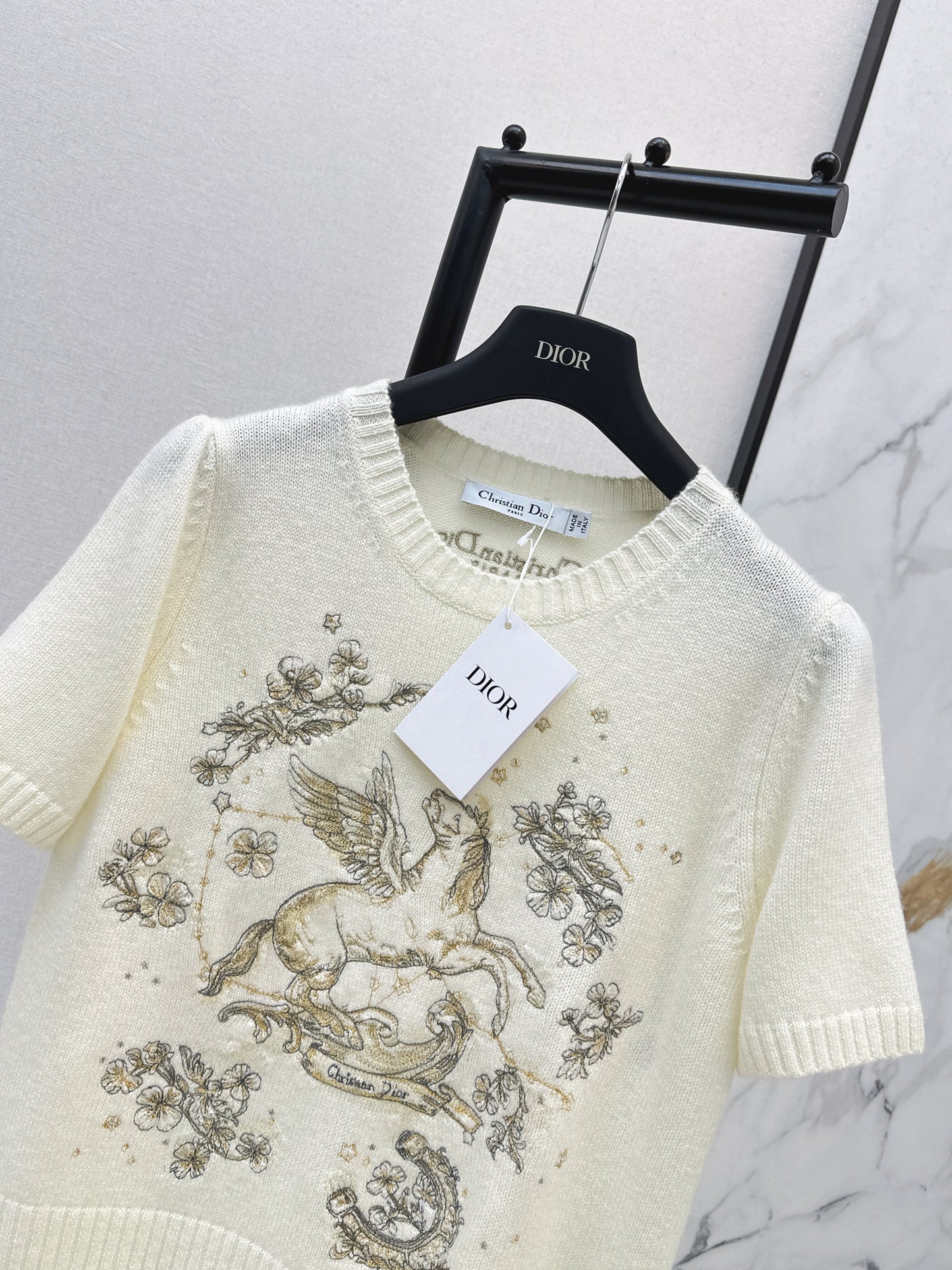 Embroidered Short-Sleeve T-Shirt