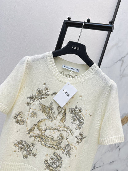 Embroidered Short-Sleeve T-Shirt