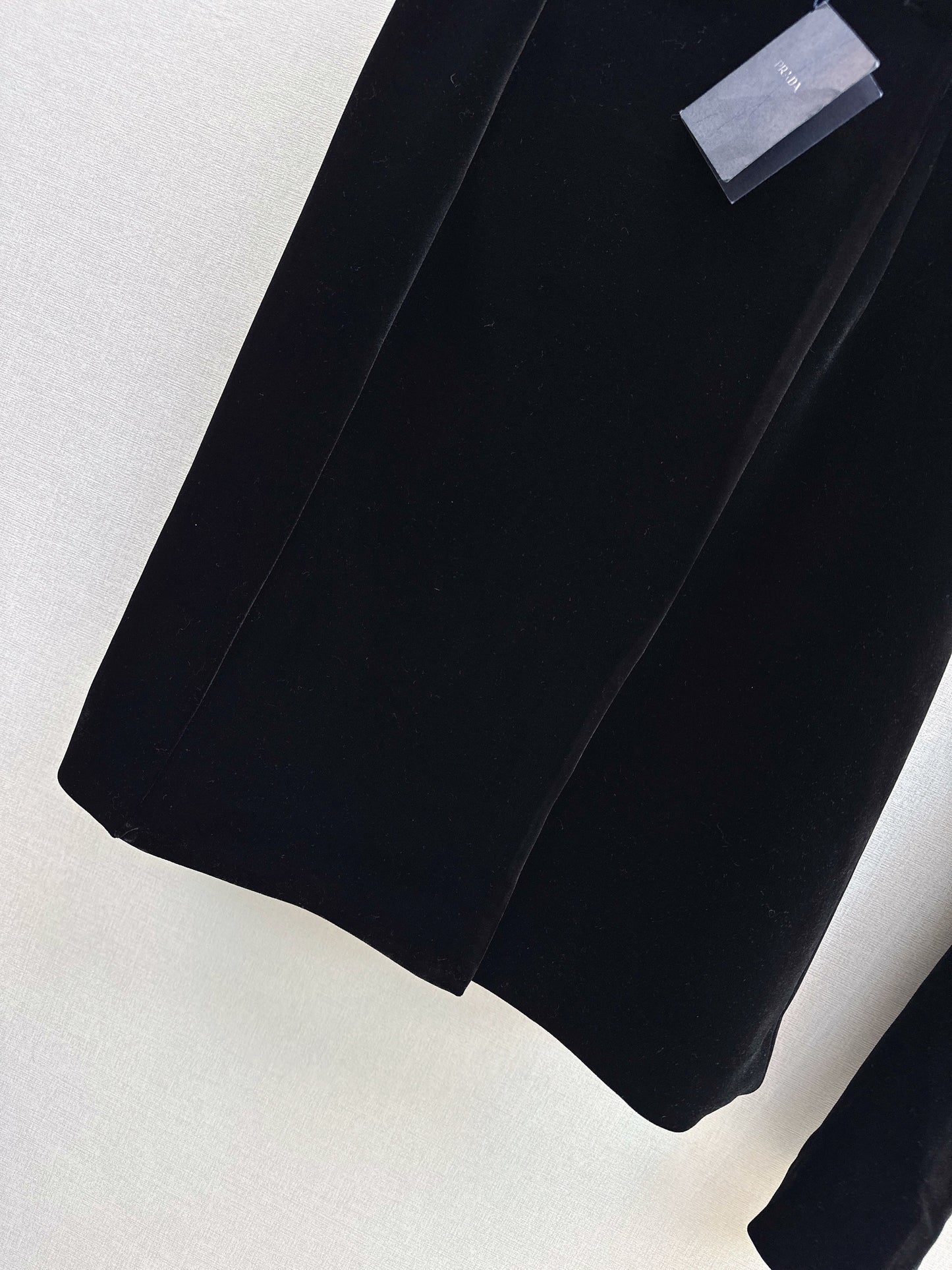 Lapel Velvet Coat /Skirt