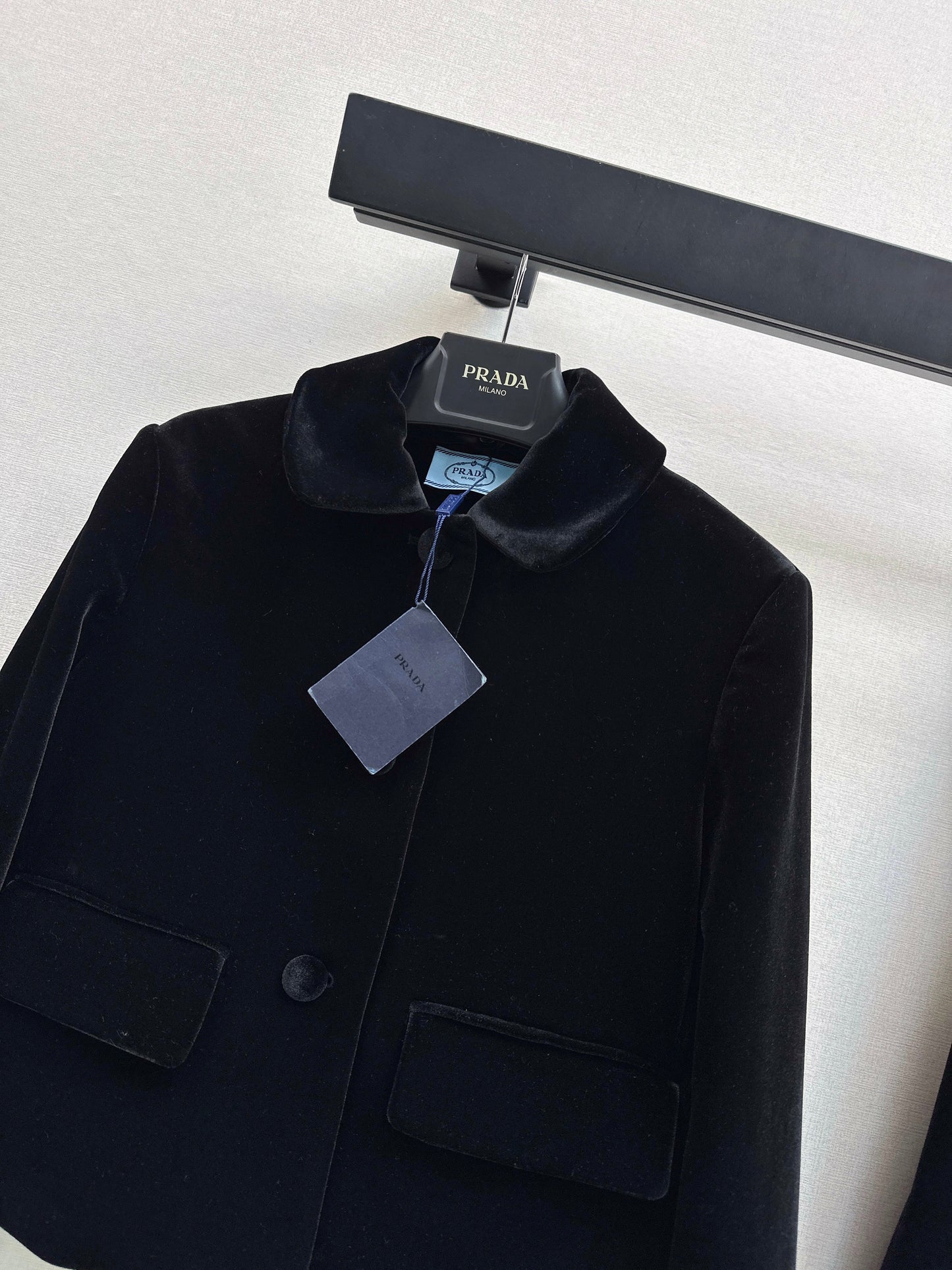 Lapel Velvet Coat /Skirt