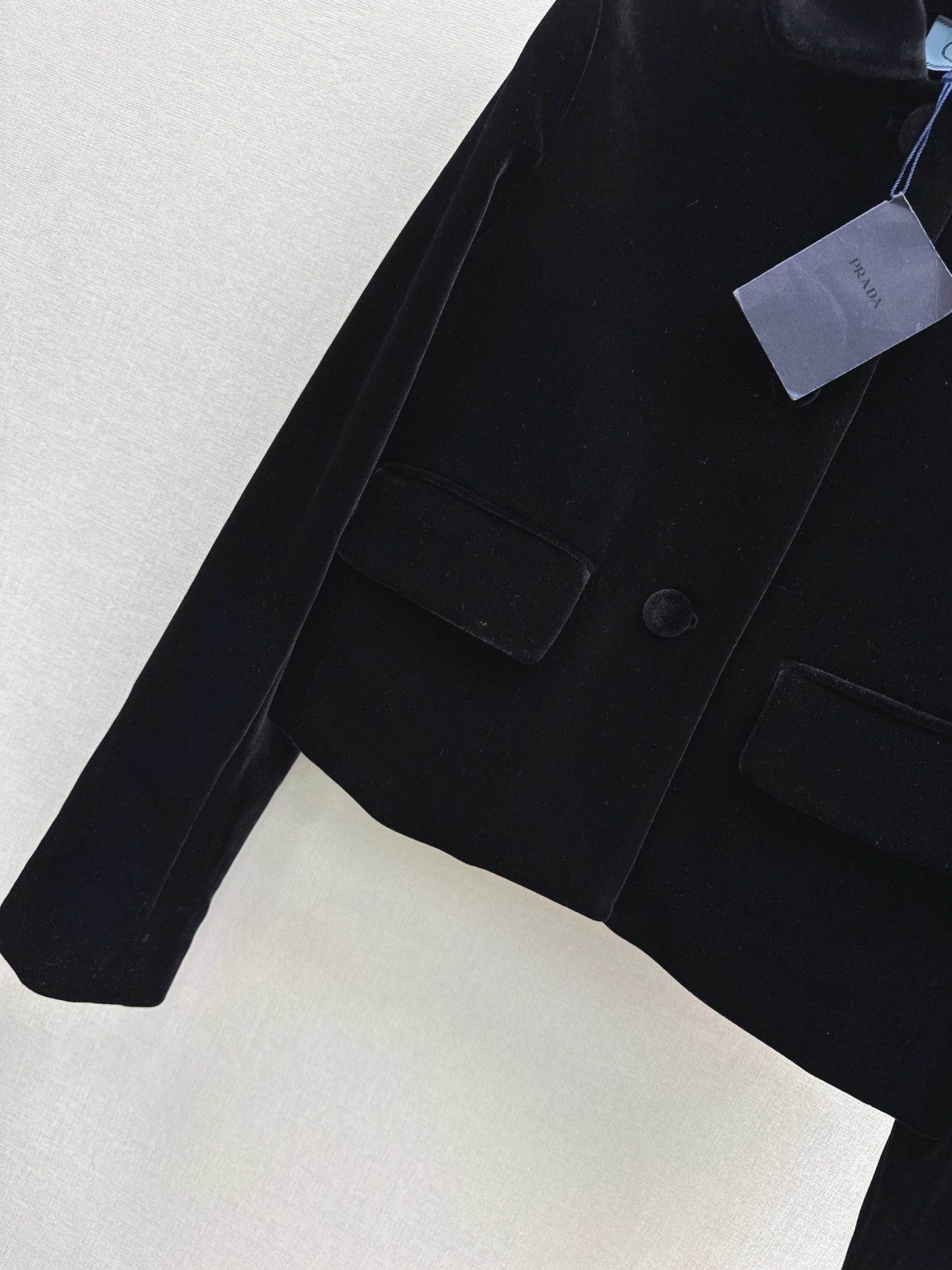 Lapel Velvet Coat /Skirt