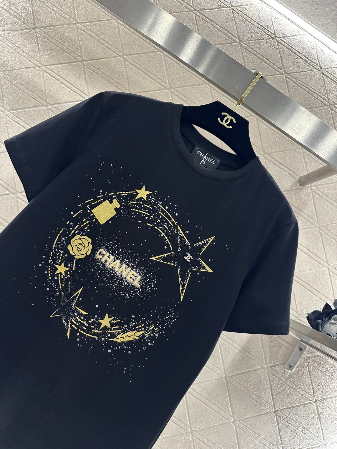 Printed Glitter T-shirt