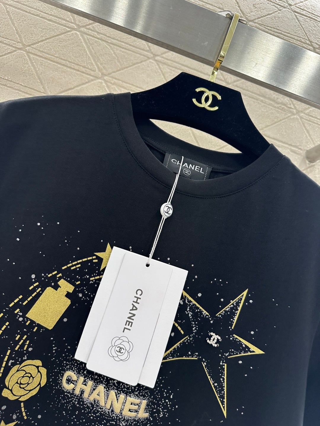 Printed Glitter T-shirt