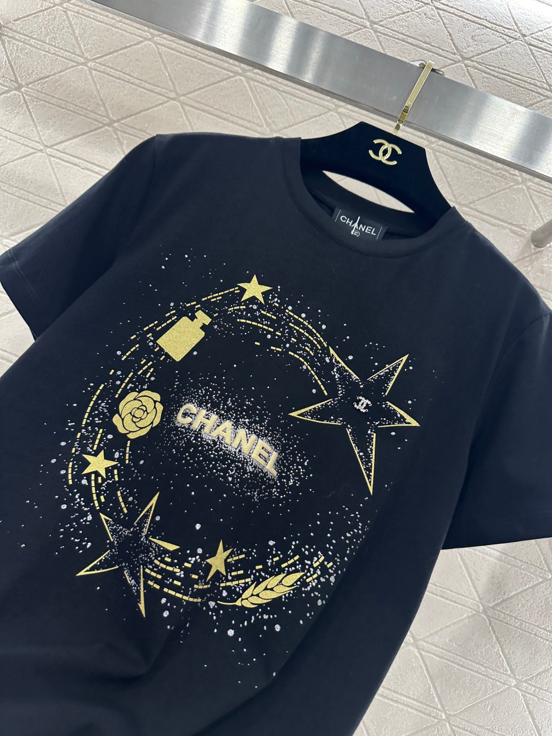 Printed Glitter T-shirt