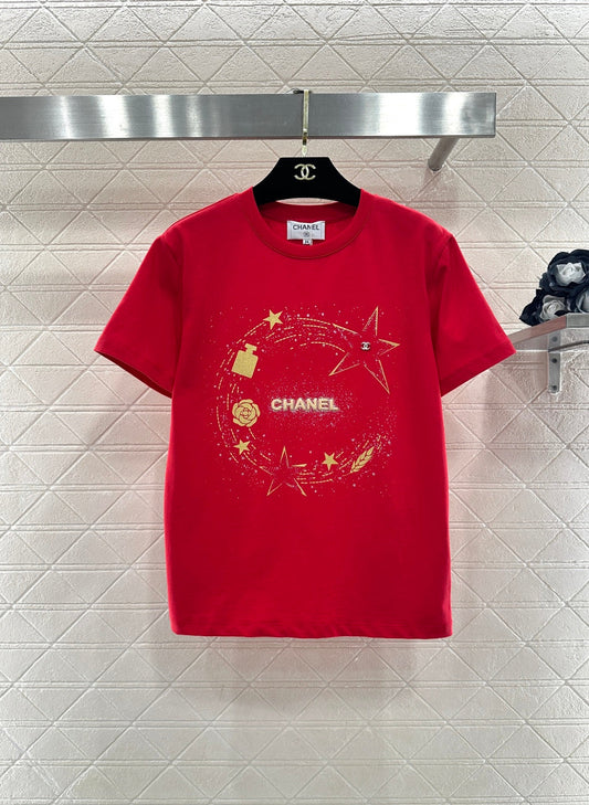 Printed Glitter T-shirt