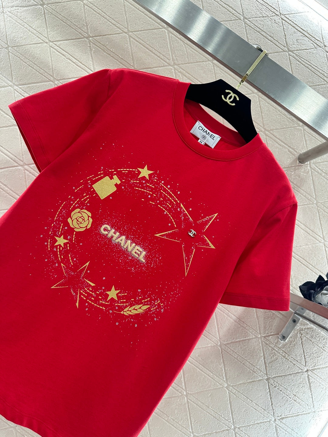 Printed Glitter T-shirt