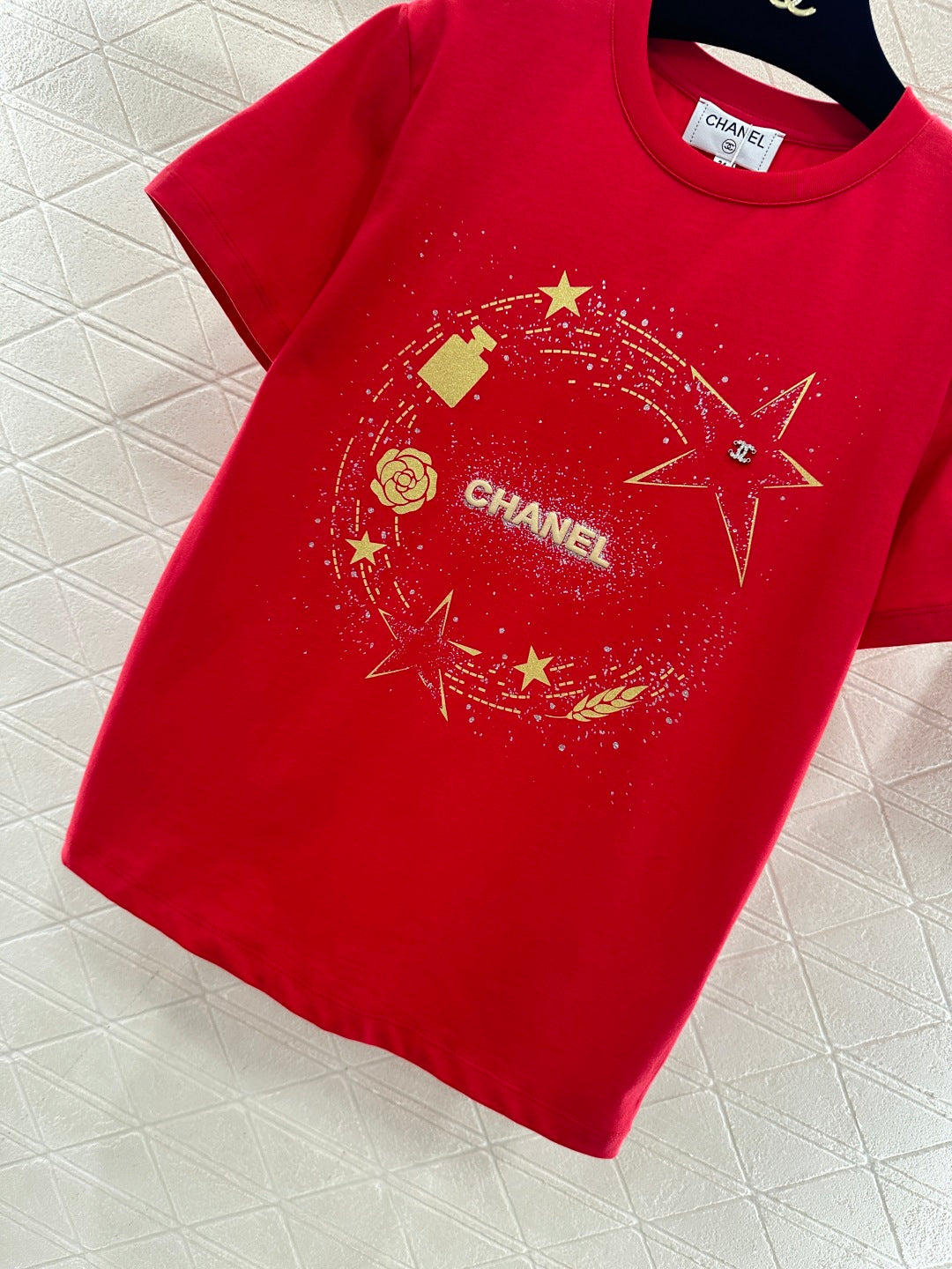 Printed Glitter T-shirt