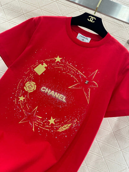 Printed Glitter T-shirt
