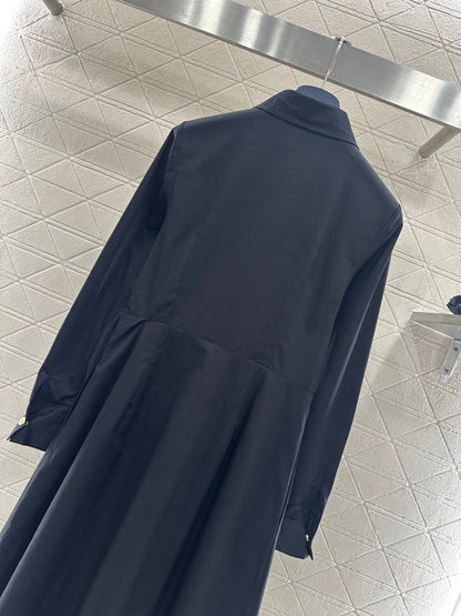 Located Shirt Dress with Belt