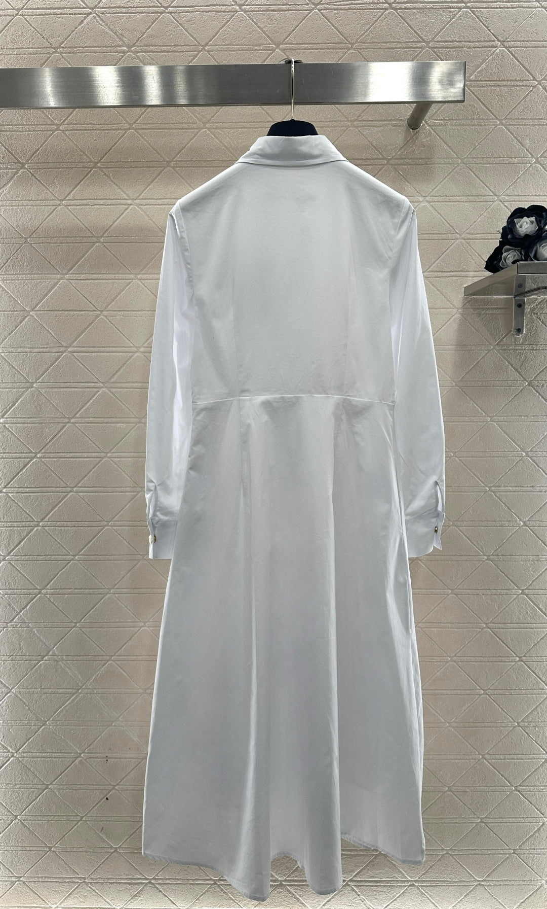 Located Shirt Dress with Belt
