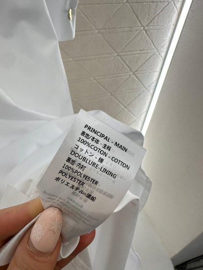 Located Shirt Dress with Belt