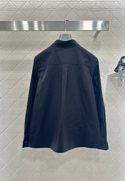 Long-sleeved Collared Shirt