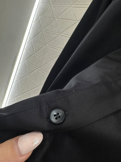 Long-sleeved Collared Shirt