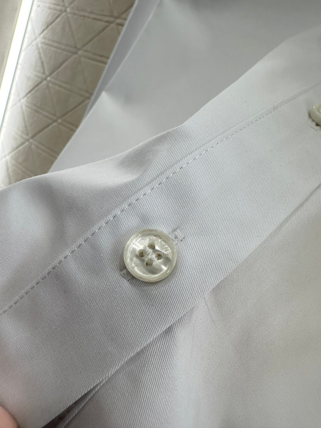 Long-sleeved Collared Shirt