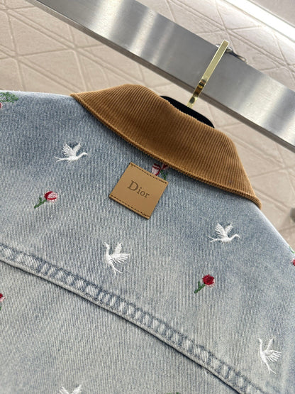 Embroidered Denim Jacket