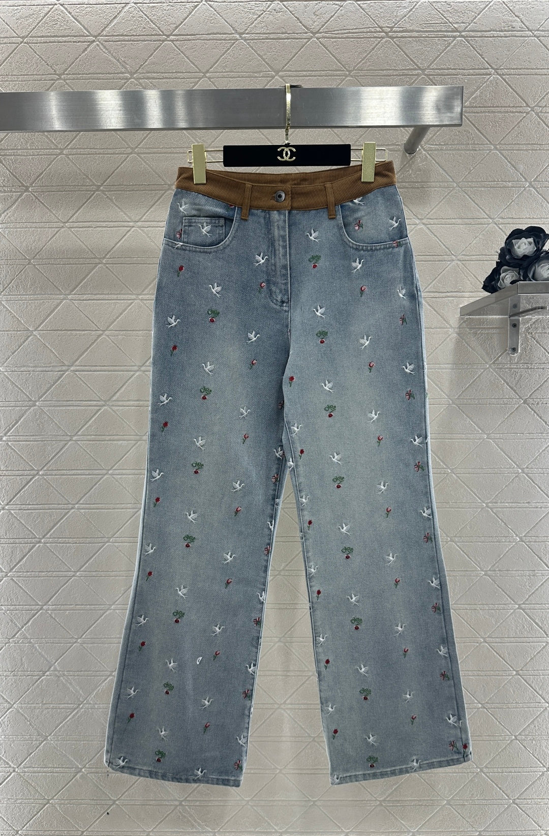 Embroidered Denim Jacket