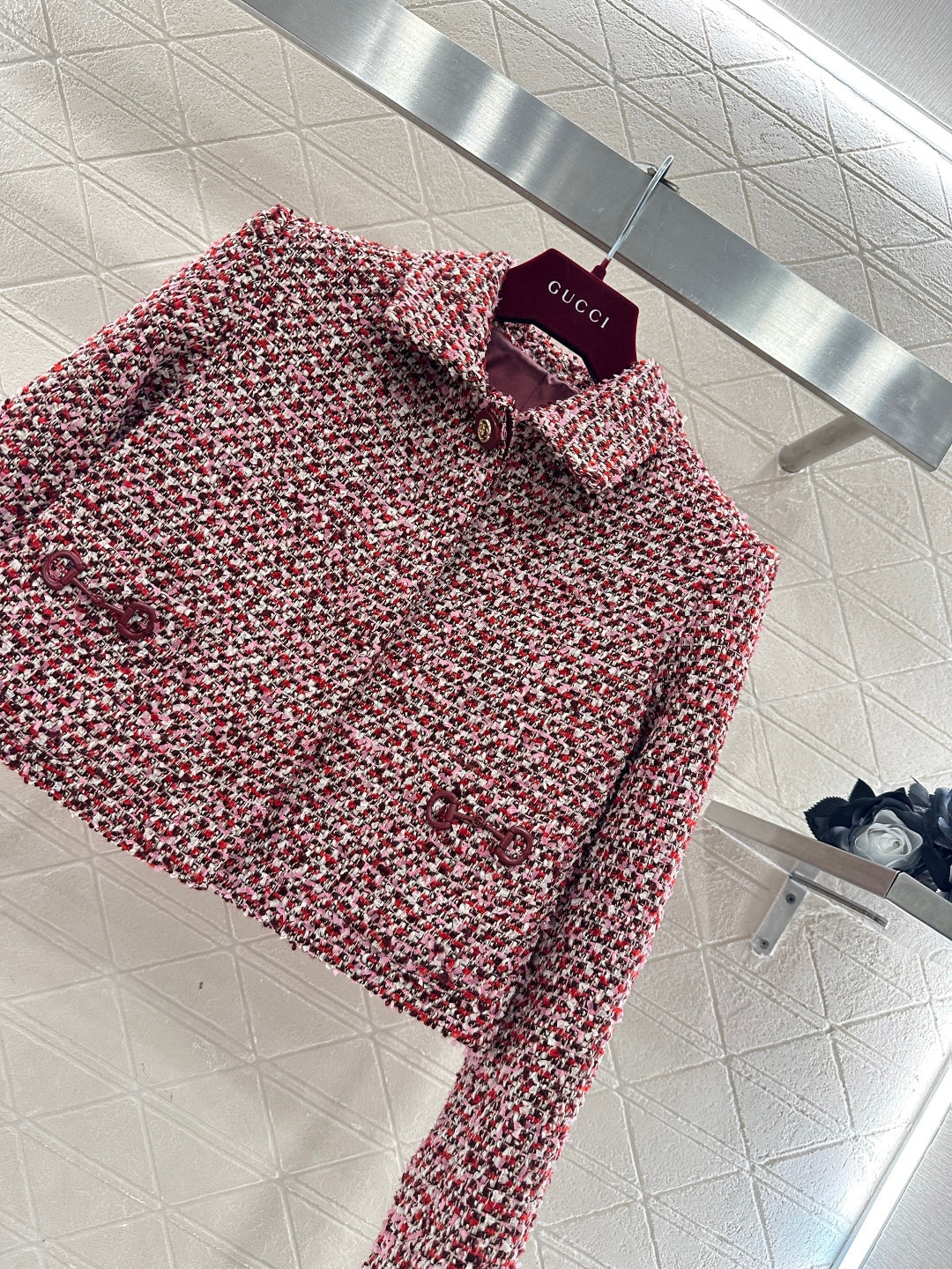 Located Jacket and Shorts Set