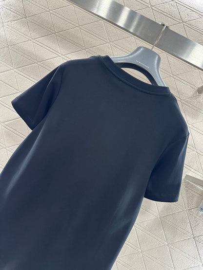 Embroidered and Beaded T-shirt