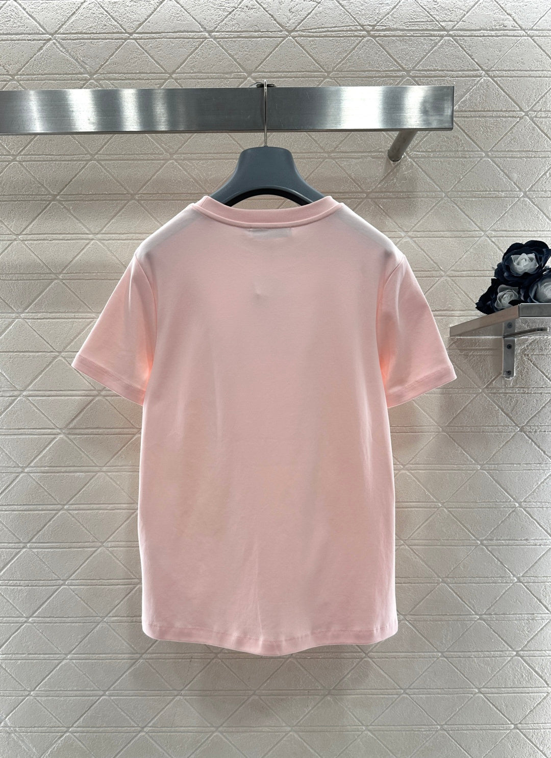 Embroidered and Beaded T-shirt