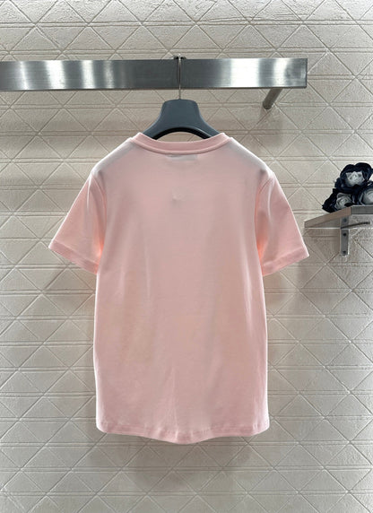 Embroidered and Beaded T-shirt