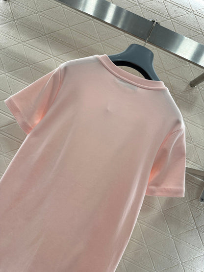 Embroidered and Beaded T-shirt