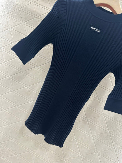 Ribbed Knit Top