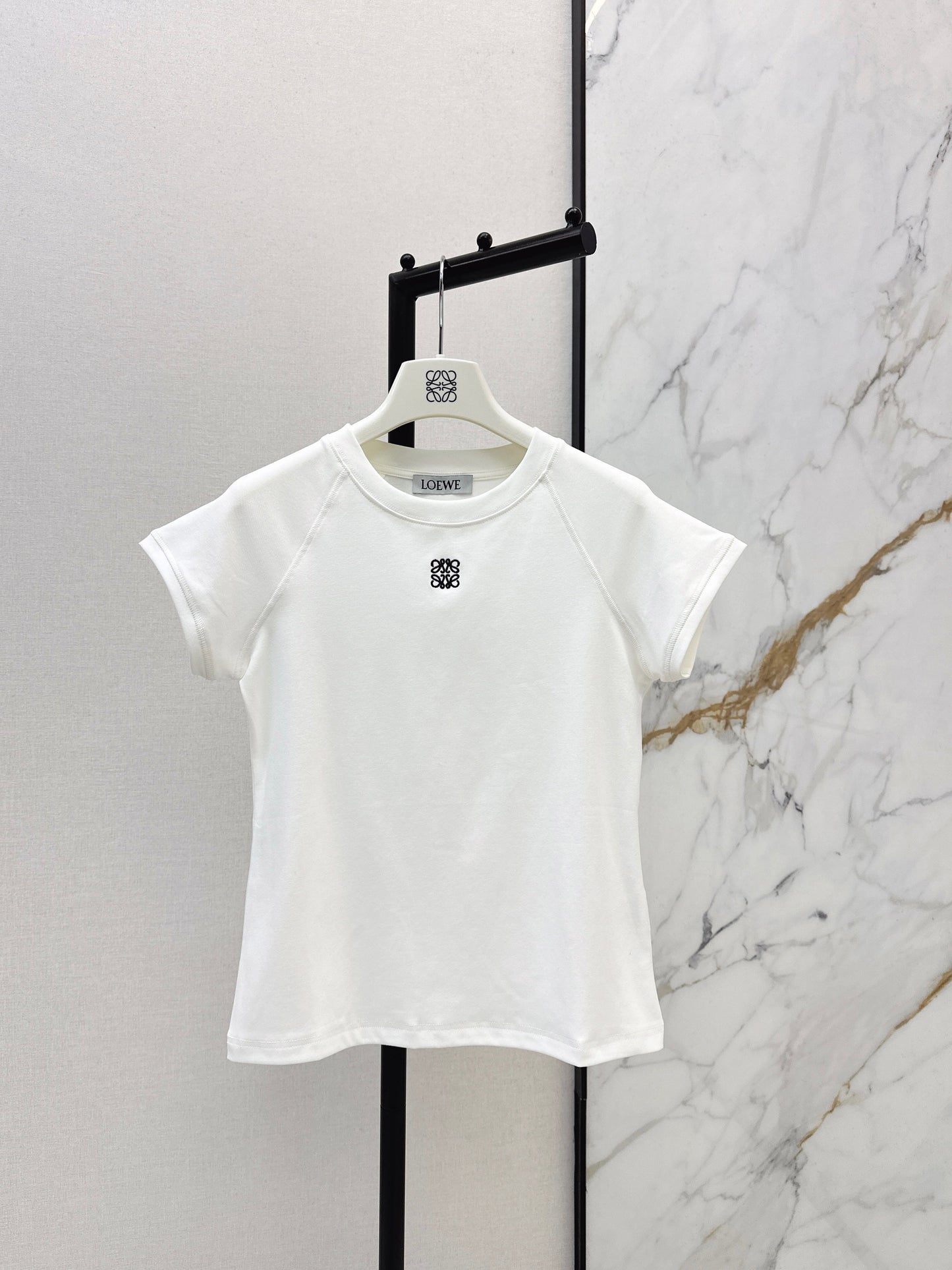 Embroidered Raglan Sleeve T-Shirt