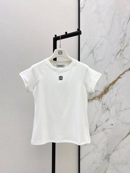 Embroidered Raglan Sleeve T-Shirt