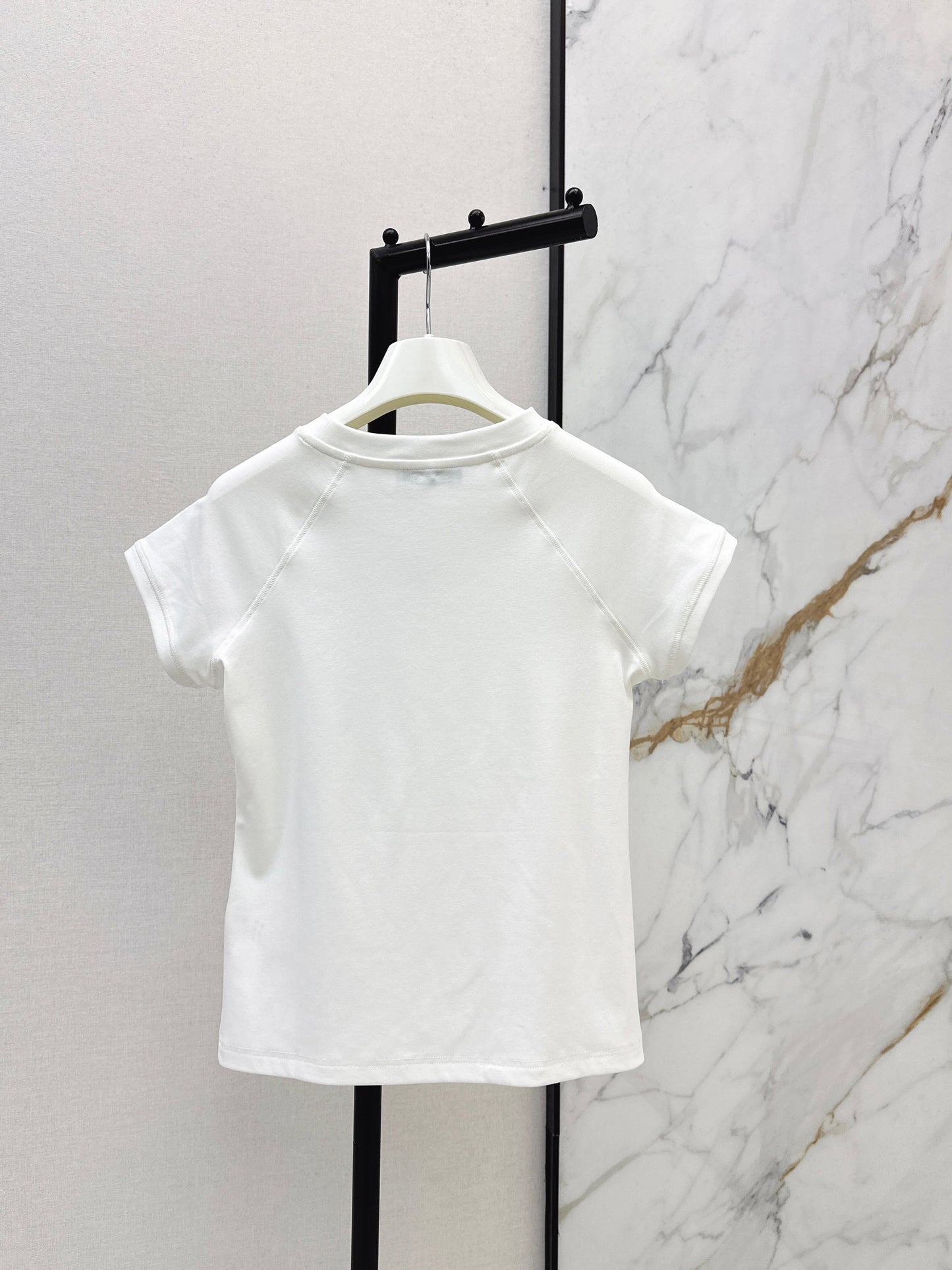 Embroidered Raglan Sleeve T-Shirt
