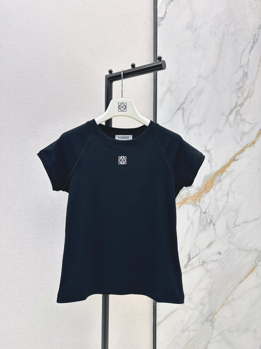 Embroidered Raglan Sleeve T-Shirt