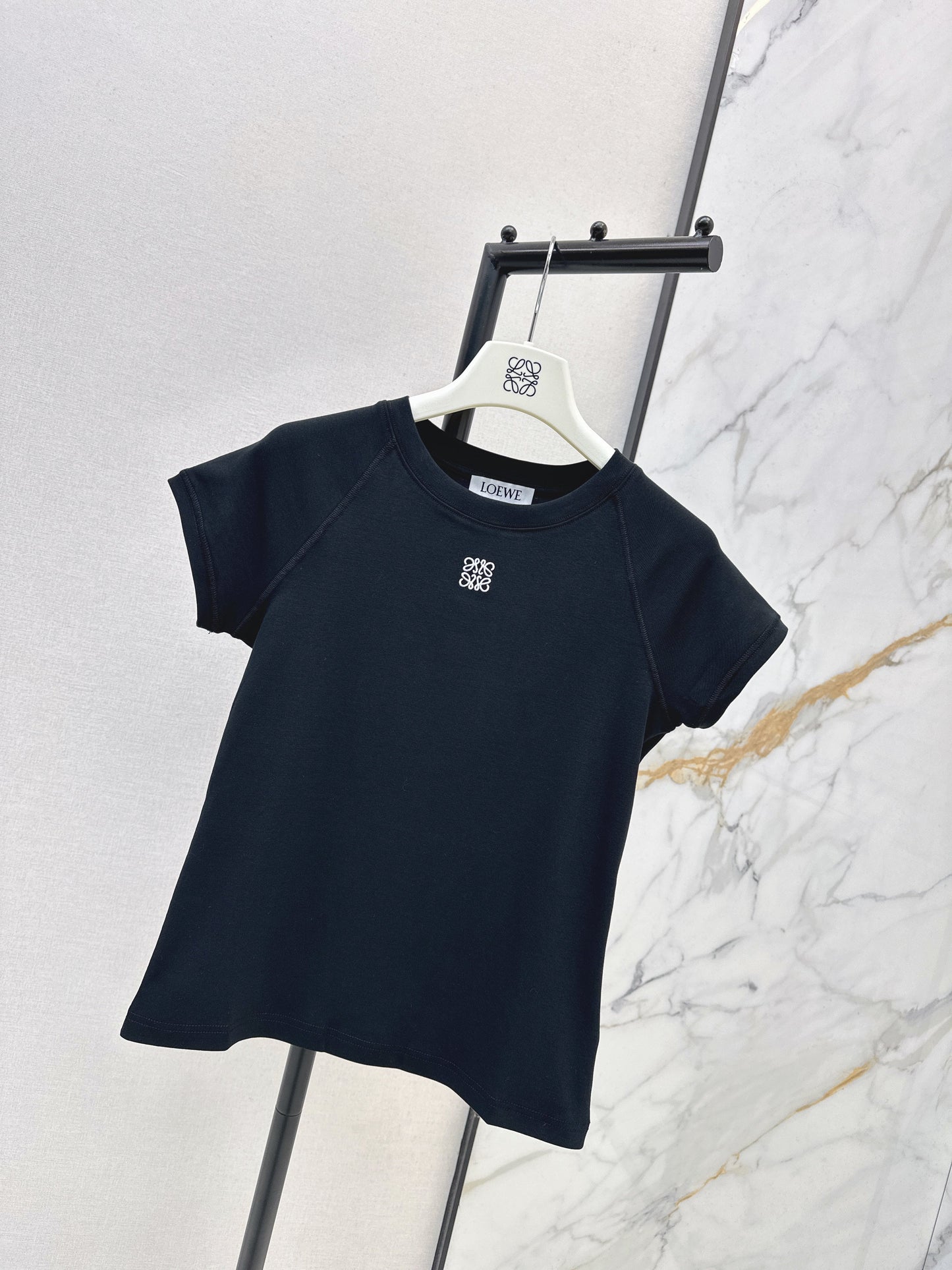 Embroidered Raglan Sleeve T-Shirt