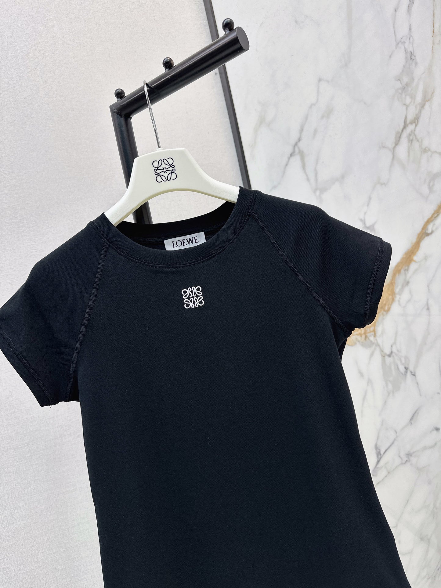 Embroidered Raglan Sleeve T-Shirt