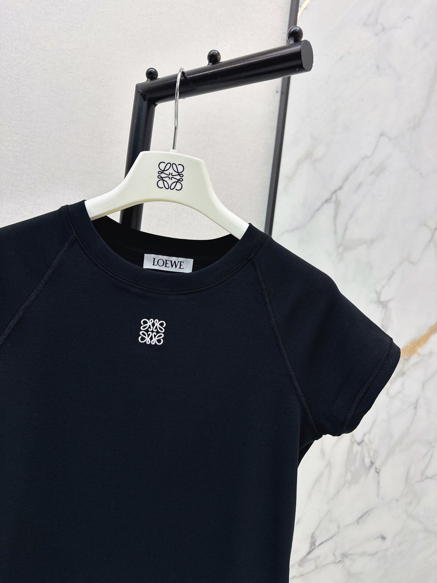 Embroidered Raglan Sleeve T-Shirt
