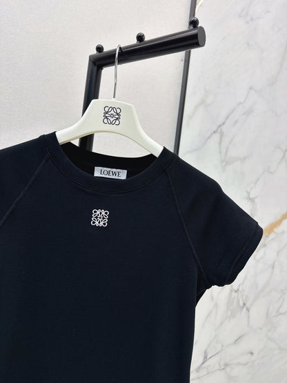 Embroidered Raglan Sleeve T-Shirt