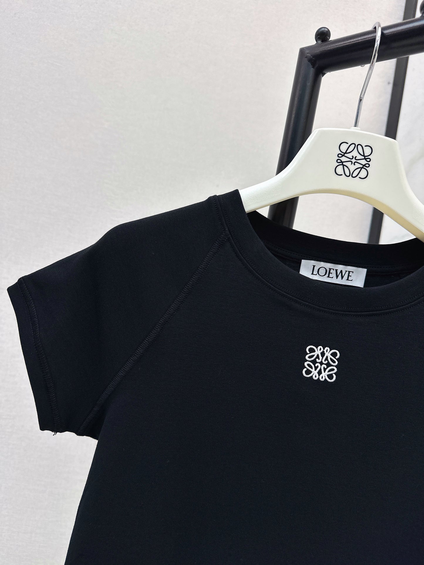 Embroidered Raglan Sleeve T-Shirt
