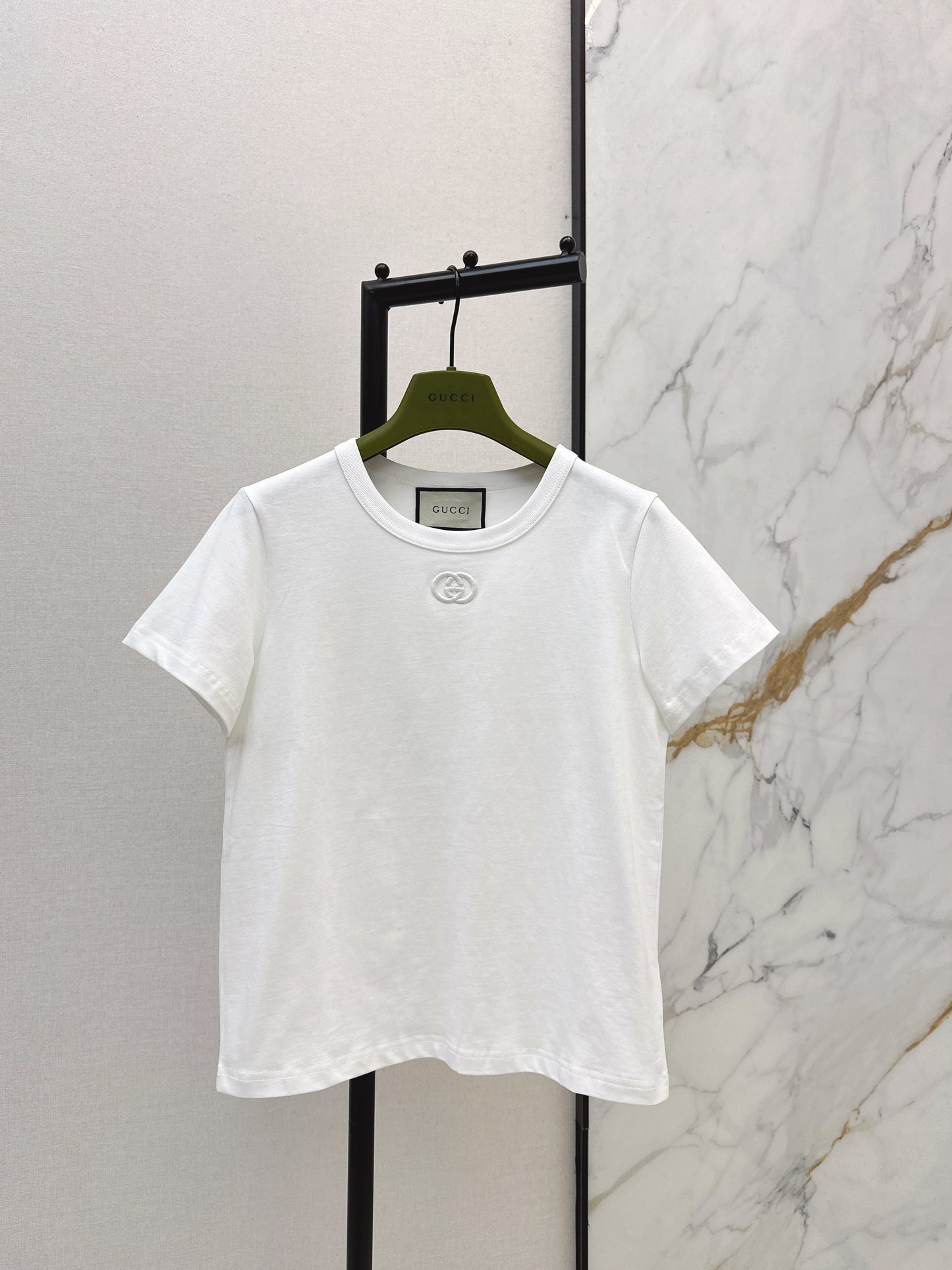 Embroidered Minimalist T-Shirt