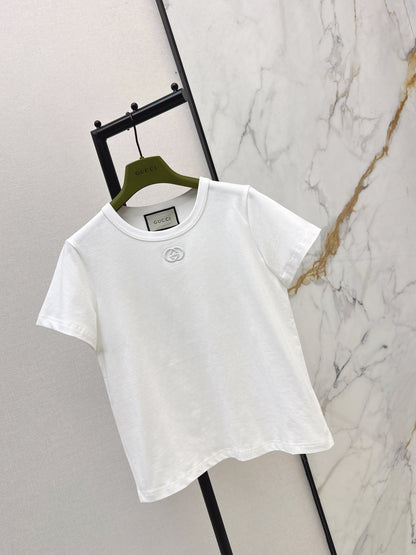 Embroidered Minimalist T-Shirt