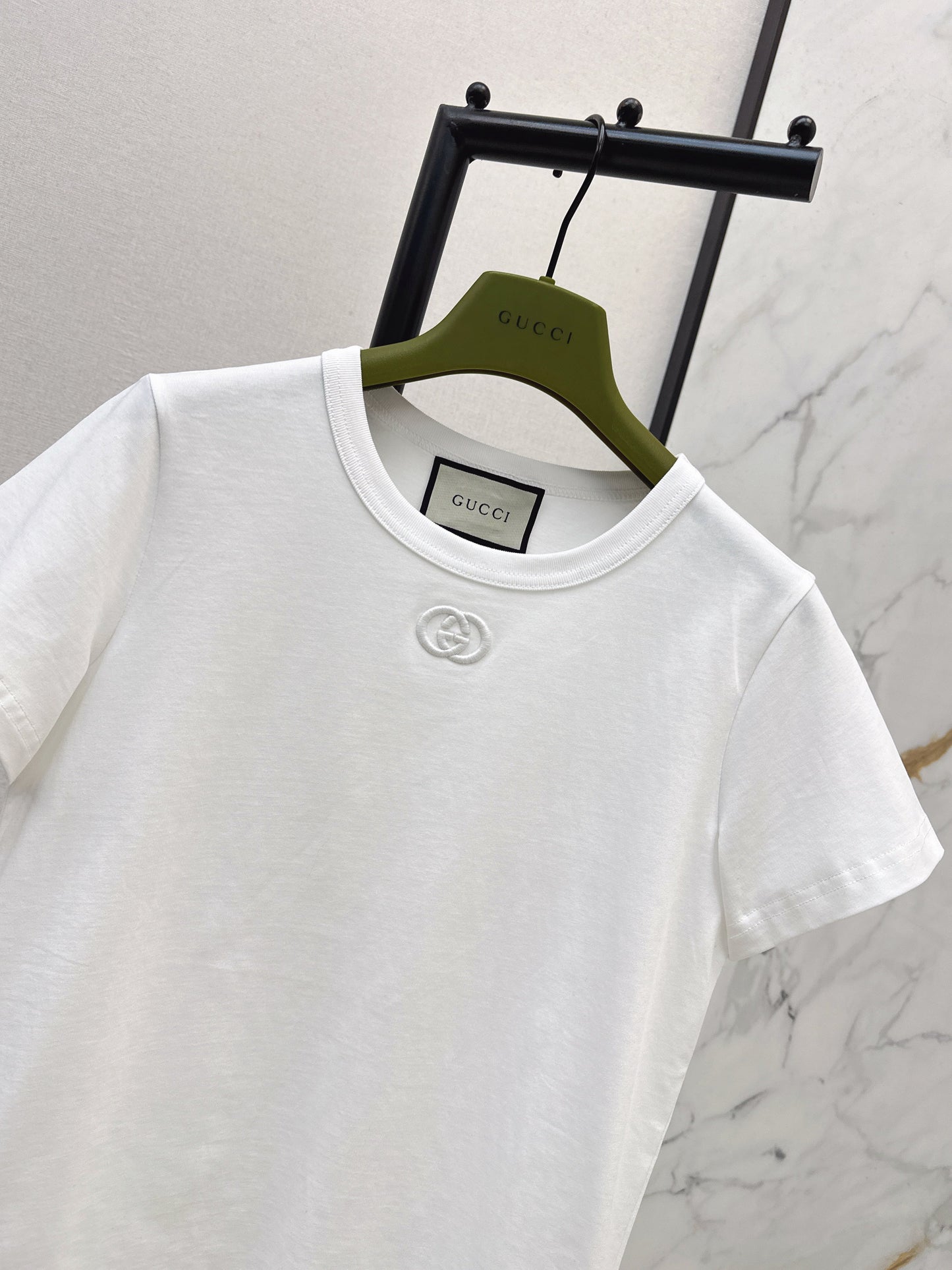 Embroidered Minimalist T-Shirt