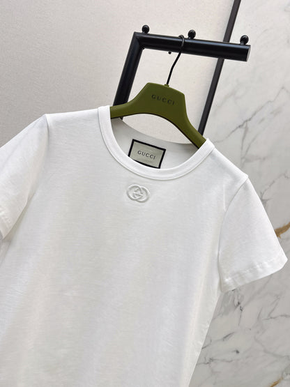 Embroidered Minimalist T-Shirt