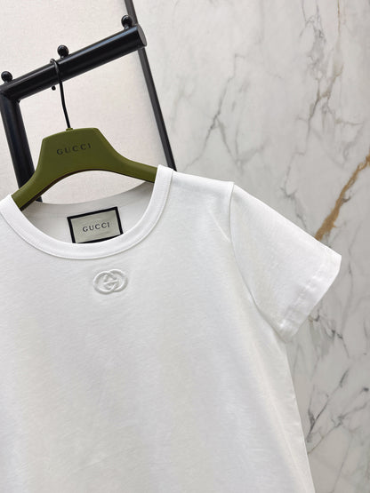 Embroidered Minimalist T-Shirt