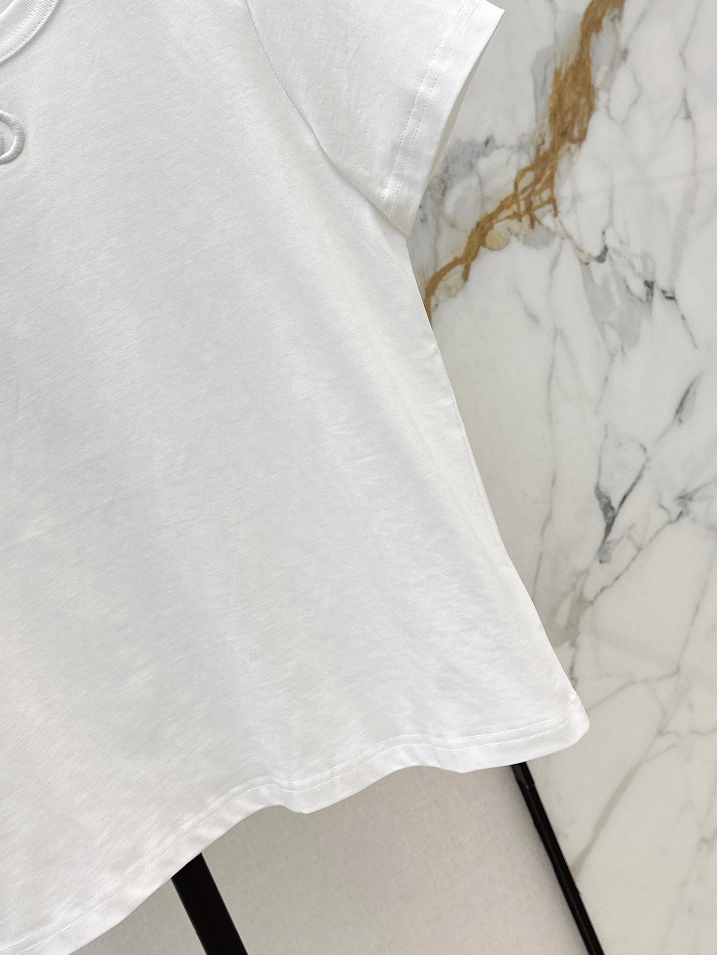 Embroidered Minimalist T-Shirt