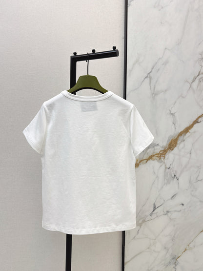 Embroidered Minimalist T-Shirt