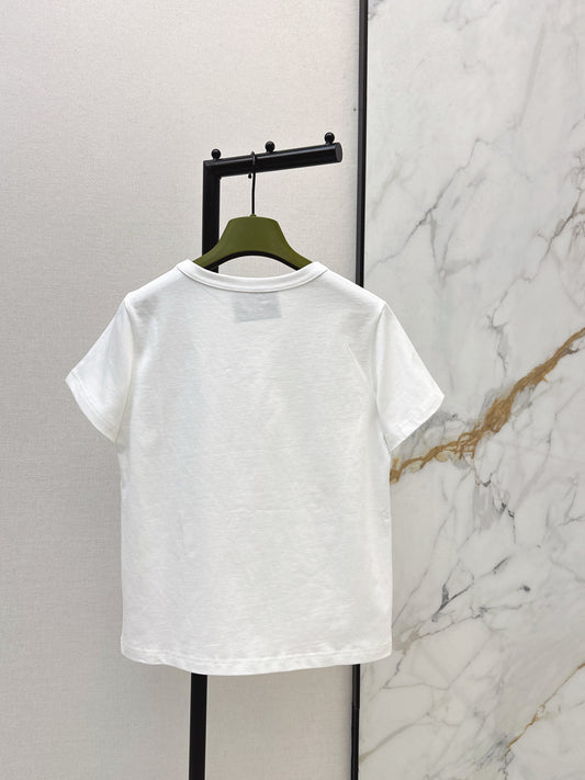 Embroidered Minimalist T-Shirt