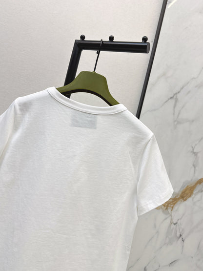 Embroidered Minimalist T-Shirt