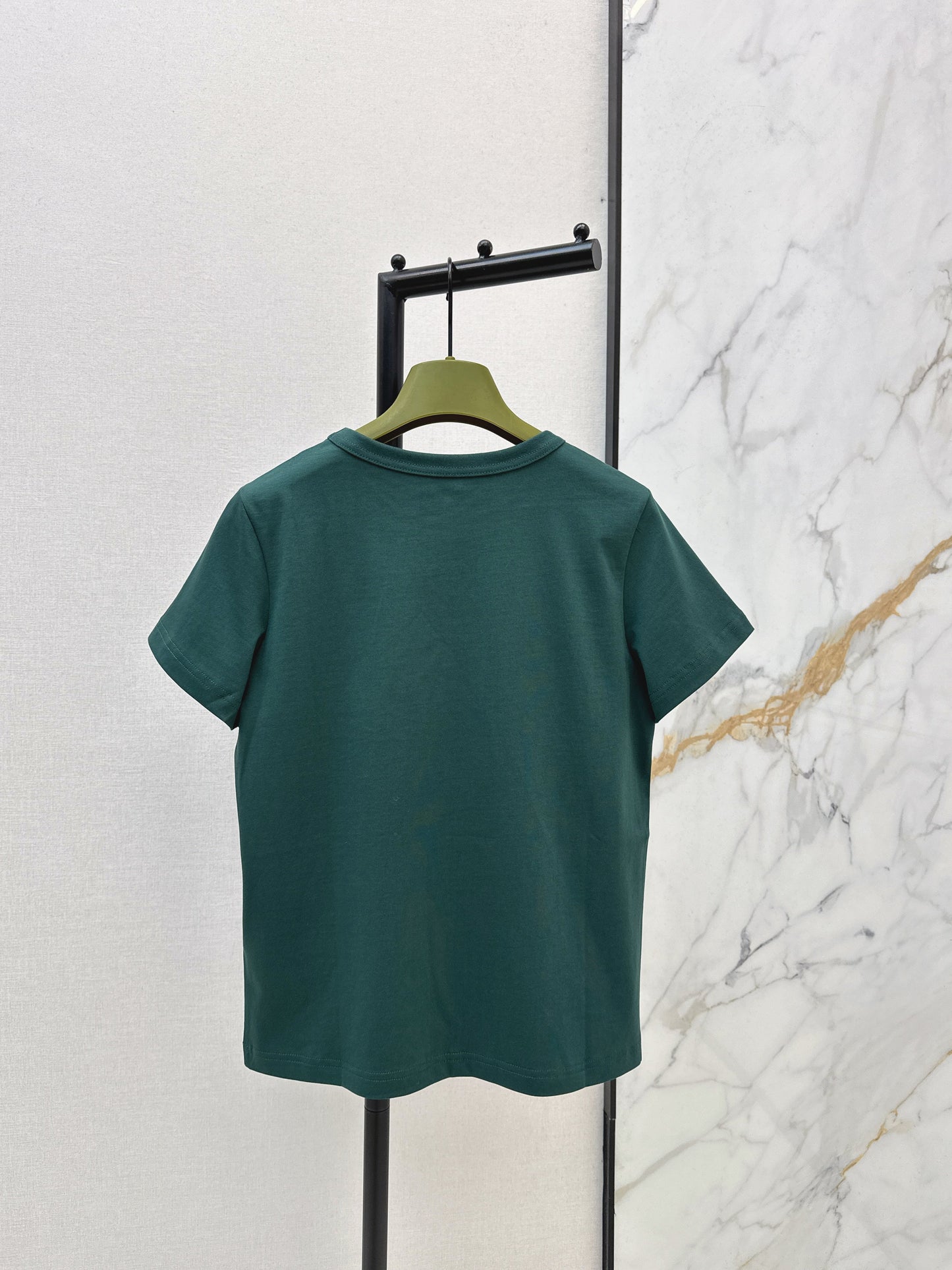 Embroidered Minimalist T-Shirt