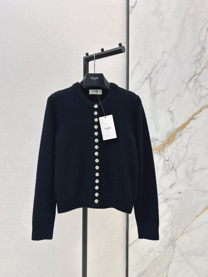 Knitted faux two-piece sweater